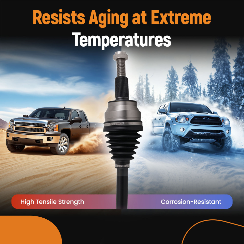 Albero CV Anteriore compatibile per Dodge Ram 1500 V6 V8 4WD 2002-11 66-3404 5072389AA Nero