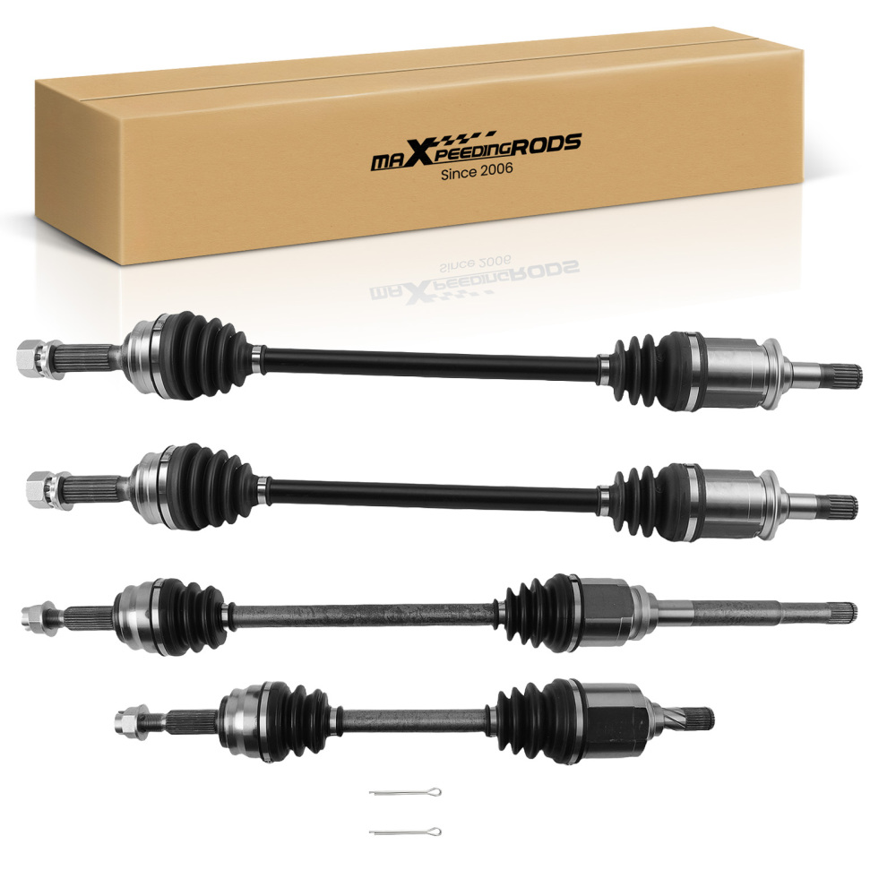 Front Rear CV Axle Shaft Assembly compatible for Jeep Patriot Compass 4WD 2007-2017