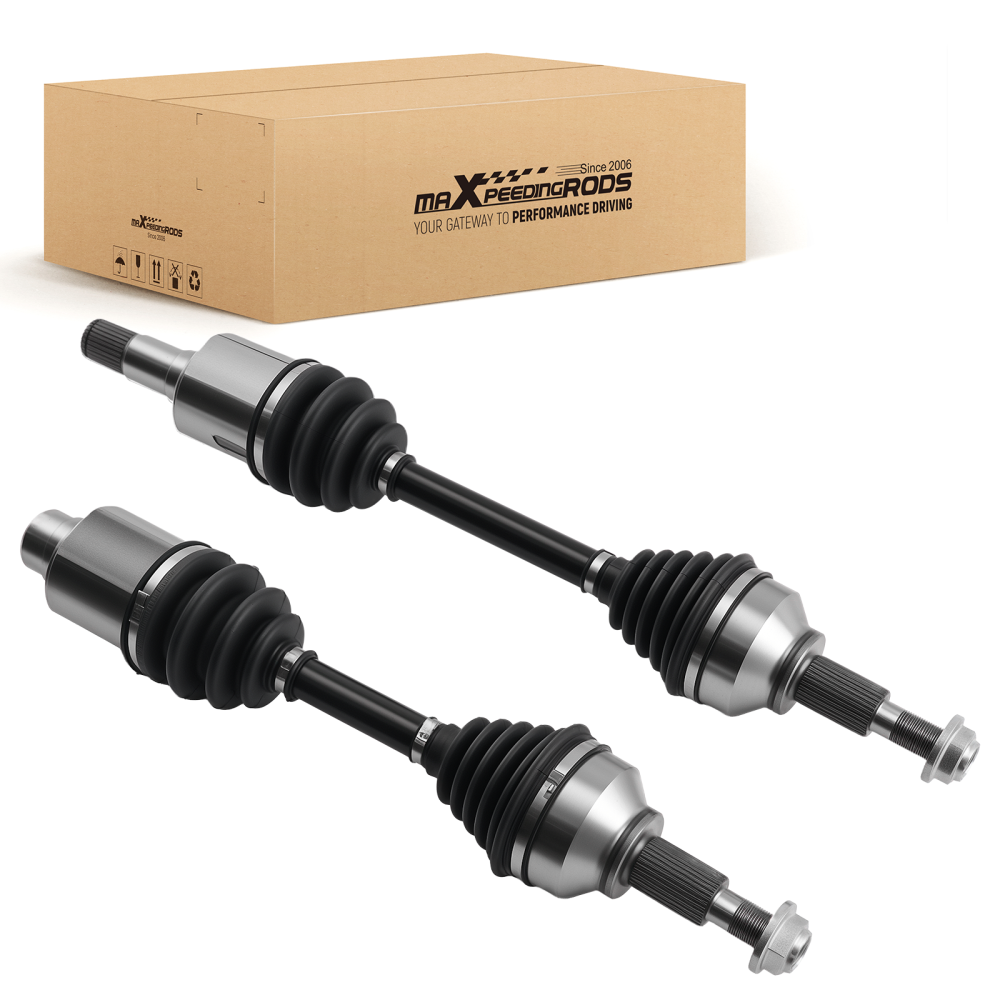 2x CV Axle Shaft Assy Front Left & Right compatible for Chrysler 200 compatible for Dodge Journey 2011-14