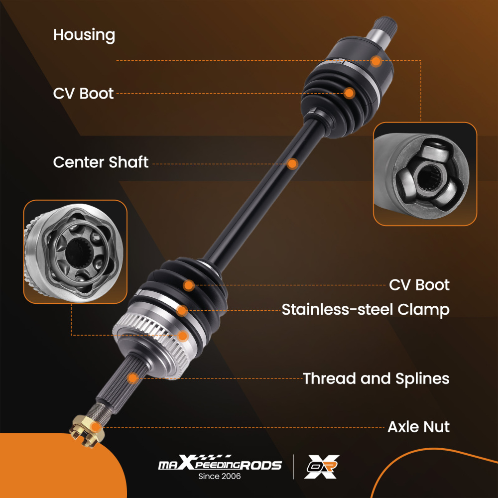 1x Front CV Axle Shafts Driver compatible for Hyundai Sonata 2011-2014 2.4L GAS