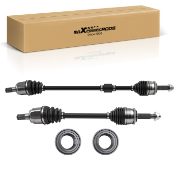Front CV Axle Shafts Wheel Bearing Kit compatible for Hyundai Accent 2012-2017