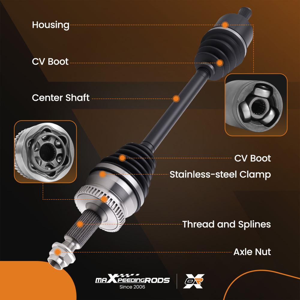 Front Left CV Axle Assembly compatible for Hyundai Sonata 2015-2019 compatible for Kia Optima 16-20 2.4L