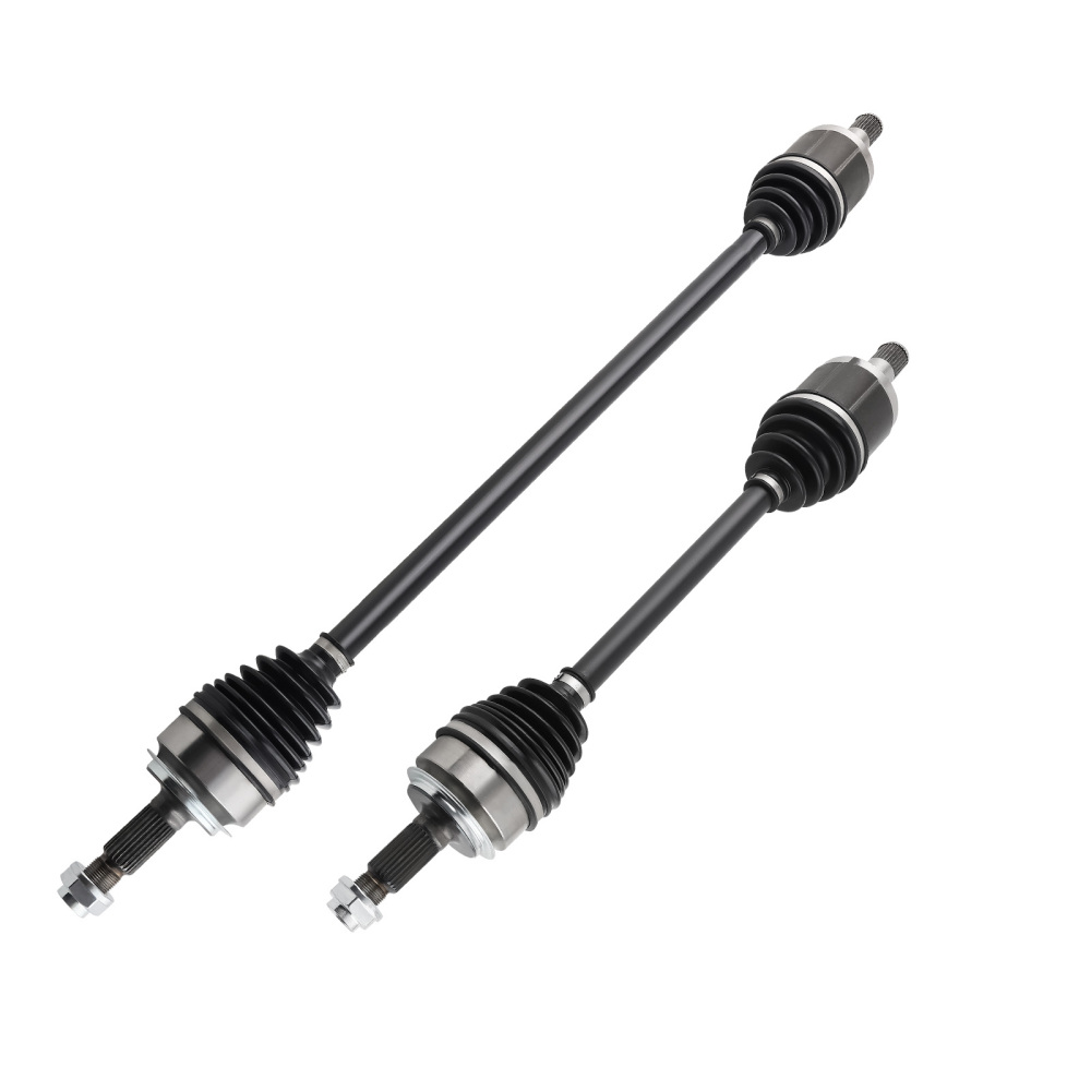 Front Pair CV Axle Joint Shaft Assembly compatible for Honda Accord Auto Trans 2.4L 03-07