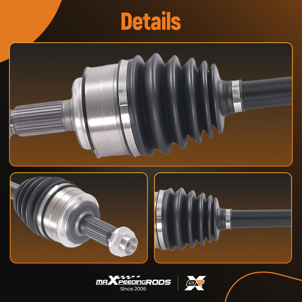 Front CV Axle Shaft Assembly compatible for Honda, Odyssey 2005-2006, compatible for FWD V6 3.5L