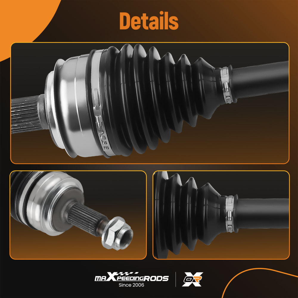 CV Axle Shaft Front LeftRight Set compatible for Honda Accord compatible for FWD 2.4L L4 2008-2012