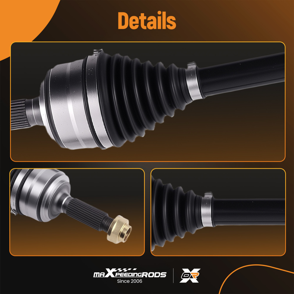 2pcs Front CV Axle Shaft for For compatible for Acura MDX 2007-2009 compatible for Honda Pilot 2009-2011