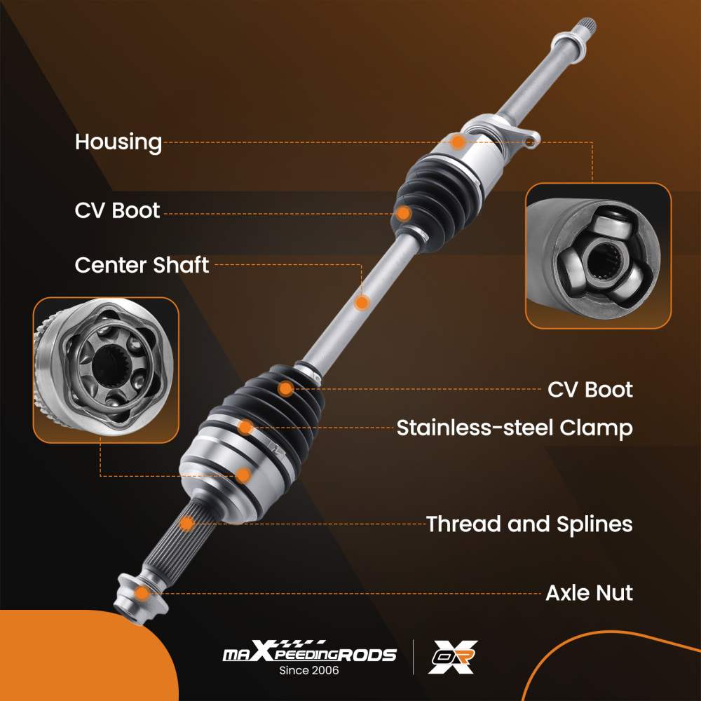 Front Right compatible for Honda Pilot 2012-2015 V6 3.5L CV Axle Shaft Passenger Side