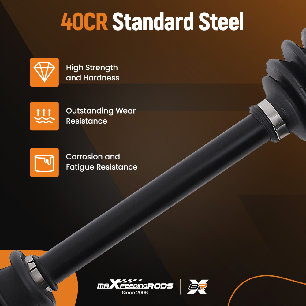 Pair CV Axle Shaft Rear Left Right compatible for Suzuki King Quad 450 500 700 750