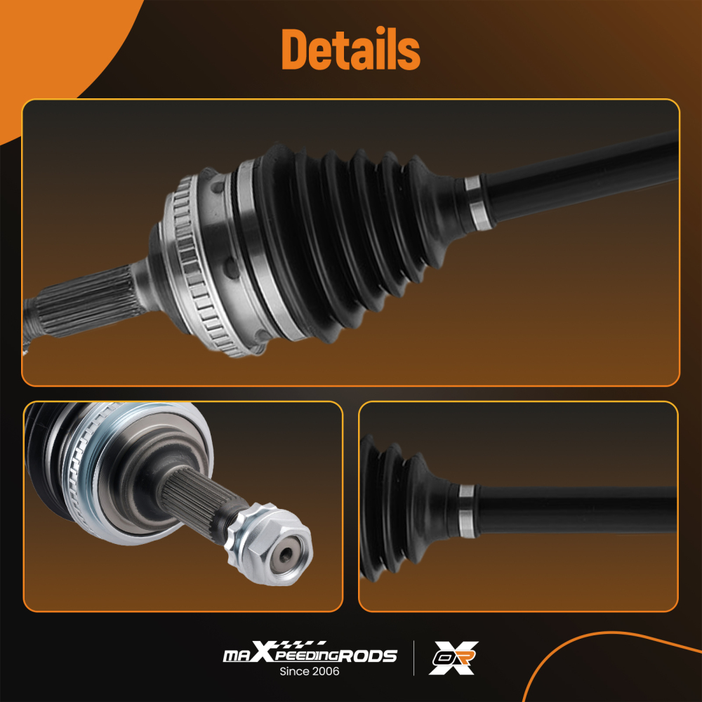 CV Axle Shaft Set Front Driver Passenger compatible for Toyota Corolla 1993-2002