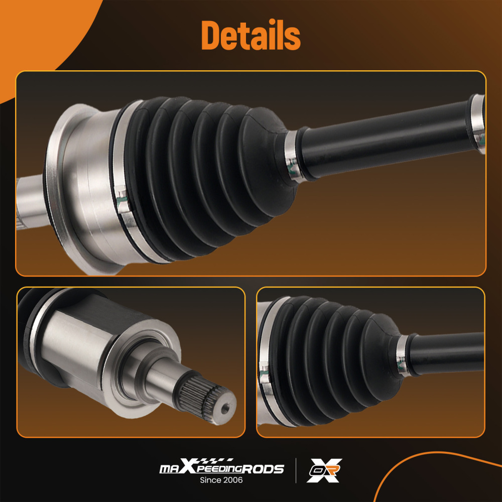 Front Pair CV Axle Assembly compatible for Toyota Tacoma 1995-2004 compatible for 4Runner 1996-2002 4WD