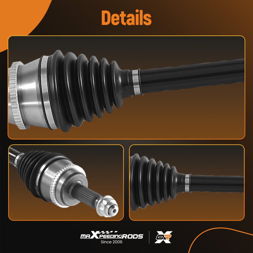 Front LH CV Axle Shaft Assembly compatible for Toyota Camry 2002-2009 compatible for Highlander 2001-2007