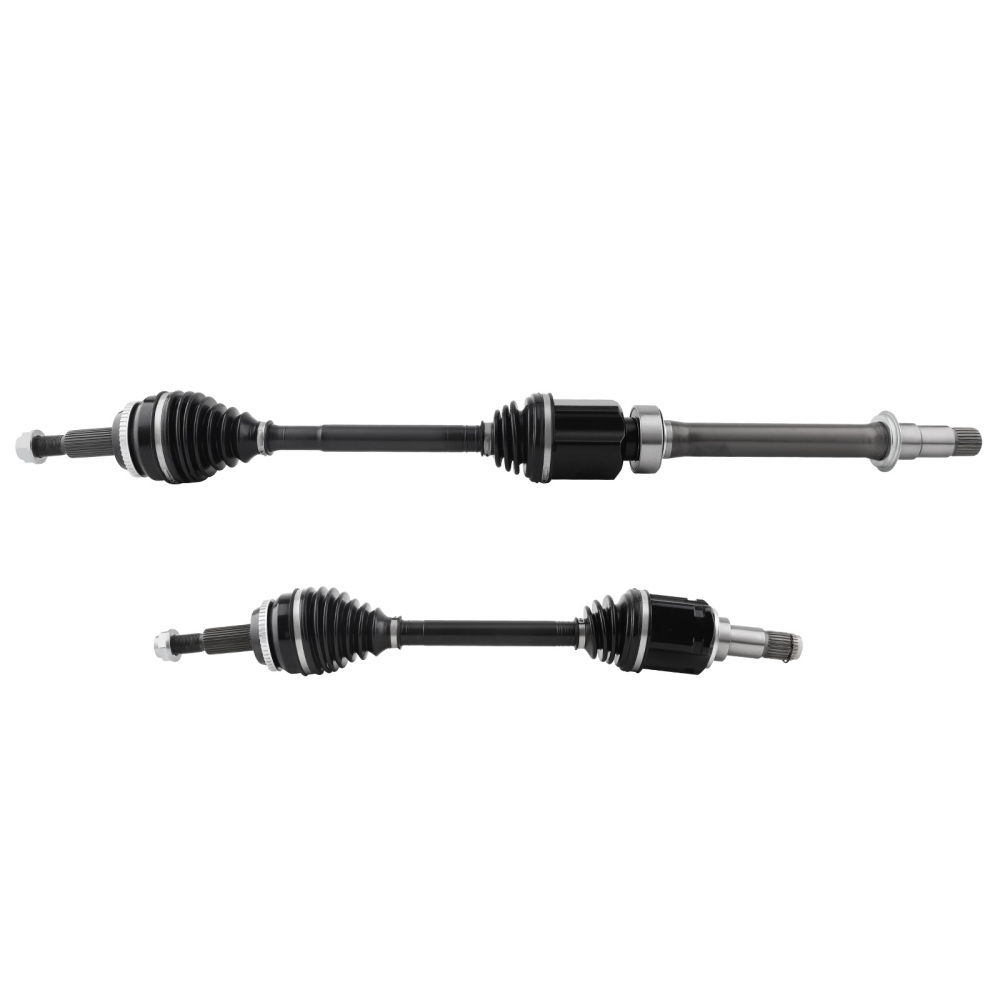 Pair of Front CV Axle Shaft Assies Set compatible for Toyota Sienna FWD 2004-2009
