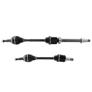 Pair of Front CV Axle Shaft Assies Set compatible for Toyota Sienna FWD 2004-2009