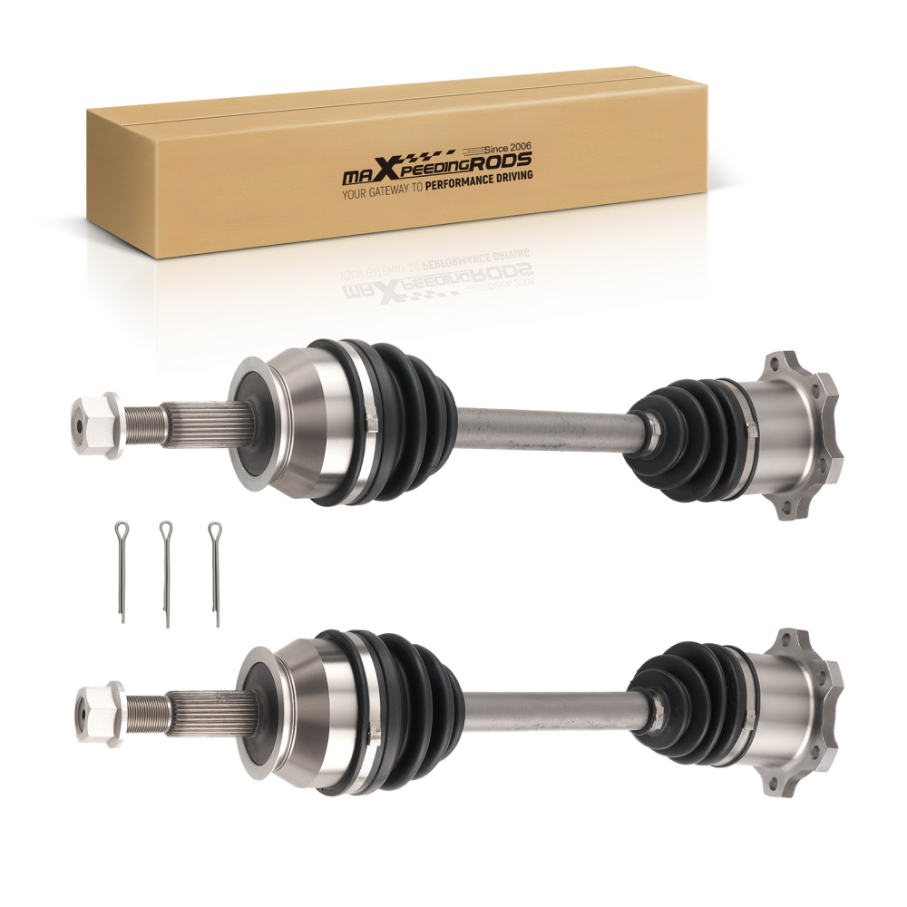 Front Pair CV Axle Joint Shaft Assembly compatible for Nissan Titan Armada QX56 5.6L V8 4WD
