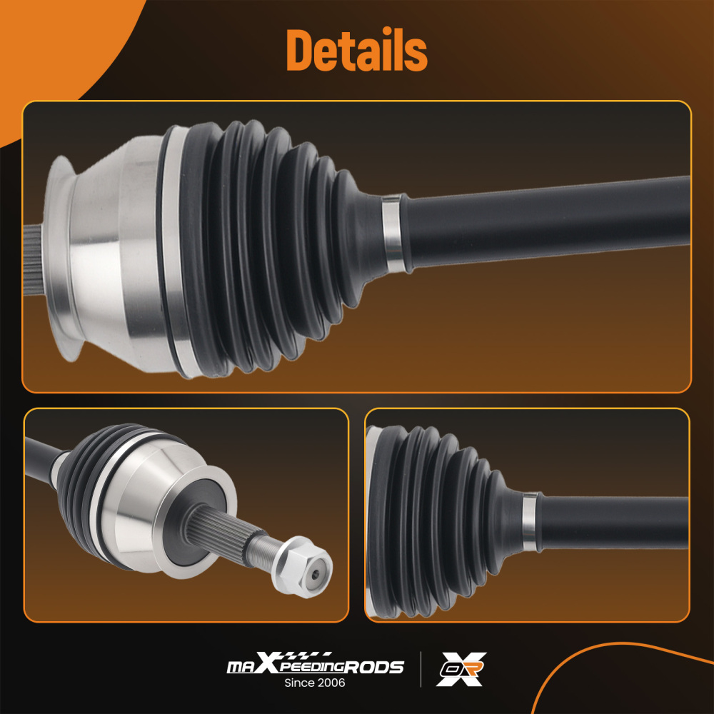 Front Pair CV Axle Shaft compatible for Nissan Frontier 2005-19 Pathfinder 4L V6 05-12