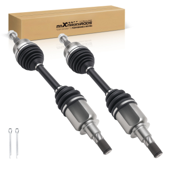 Front Pair CV Axle Shaft compatible for Nissan Frontier 2005-19 Pathfinder 4L V6 05-12