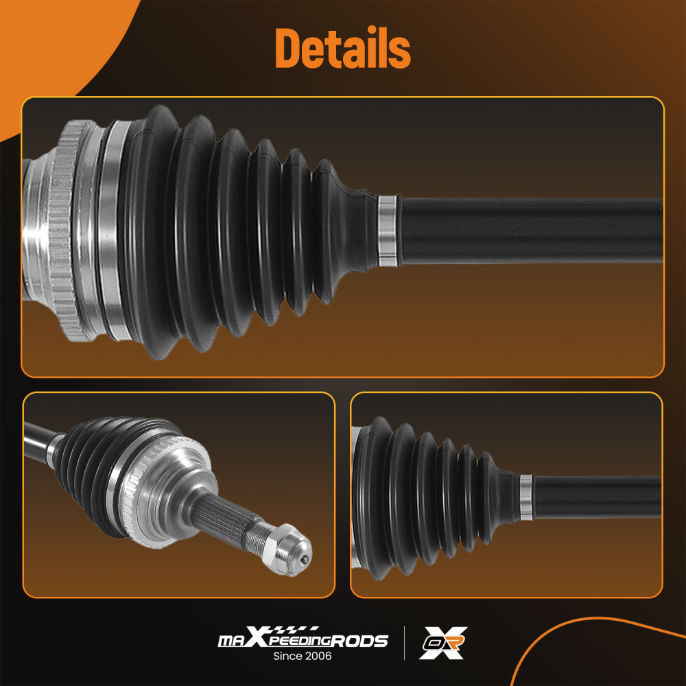 Front Pair CV Axle Shaft Assembly compatible for INFINITI G37X G25 G35 X Sedan AWD 2007-13