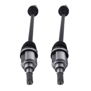 Front Rear LeftRight FullSet CV Axle compatible for Nissan Rogue Select L4 2.5L AWD