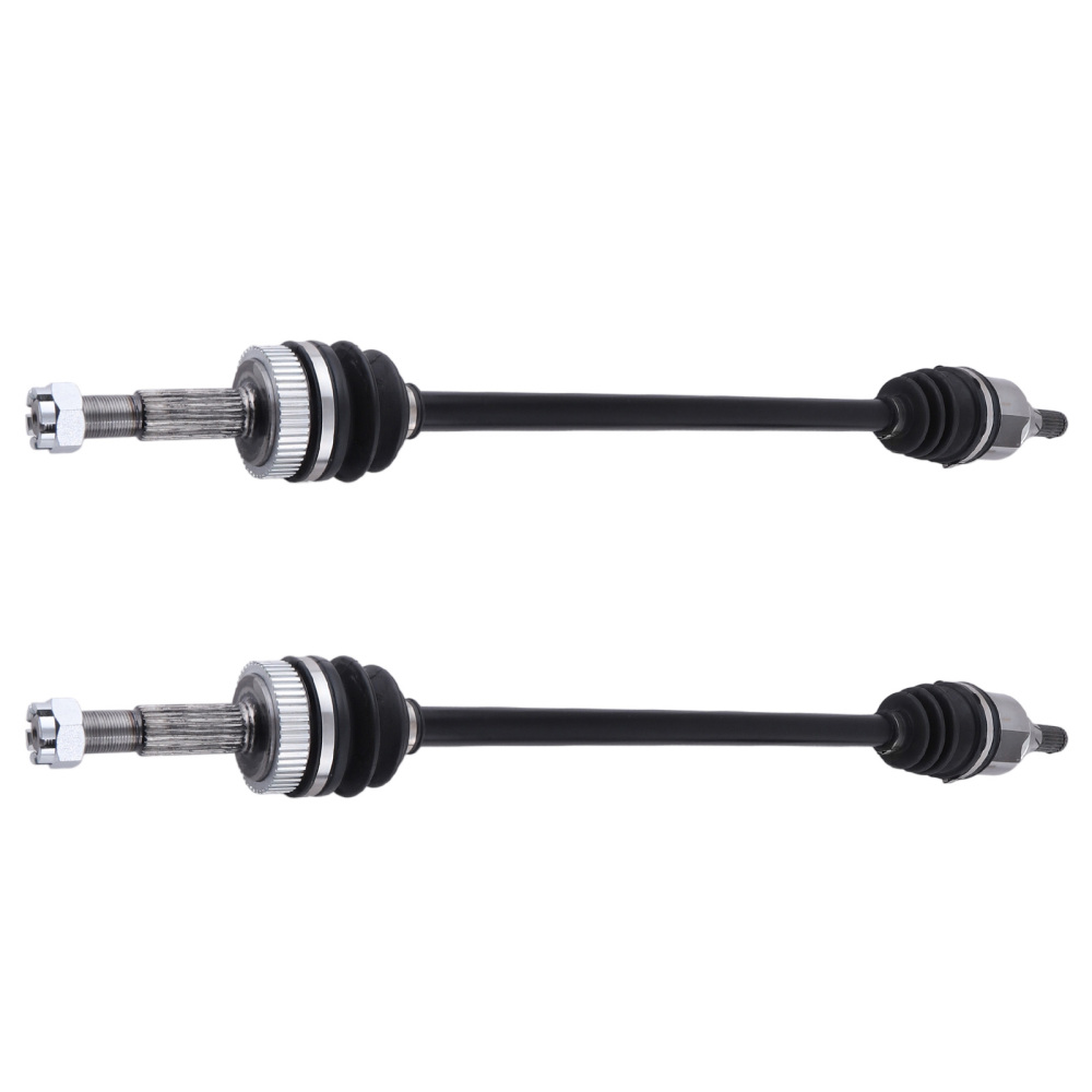 Front Rear LeftRight FullSet CV Axle compatible for Nissan Rogue Select L4 2.5L AWD