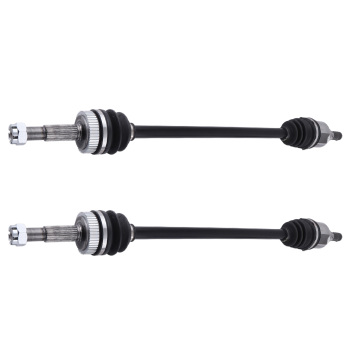 Front Rear LeftRight FullSet CV Axle compatible for Nissan Rogue Select L4 2.5L AWD