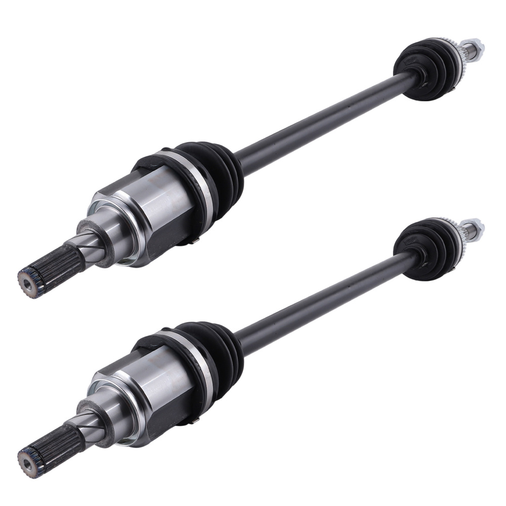 Front Rear LeftRight FullSet CV Axle compatible for Nissan Rogue Select L4 2.5L AWD