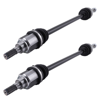 Front Rear LeftRight FullSet CV Axle compatible for Nissan Rogue Select L4 2.5L AWD