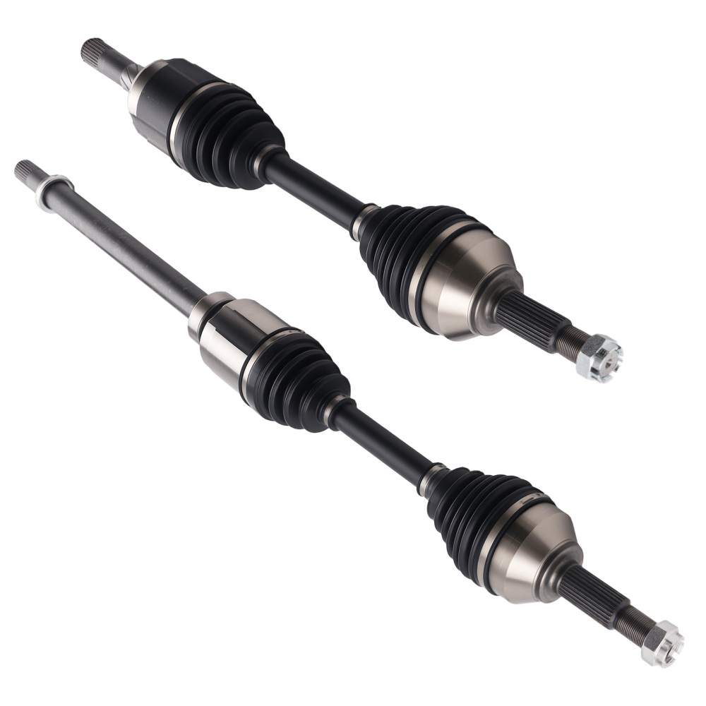 Front Rear LeftRight FullSet CV Axle compatible for Nissan Rogue Select L4 2.5L AWD
