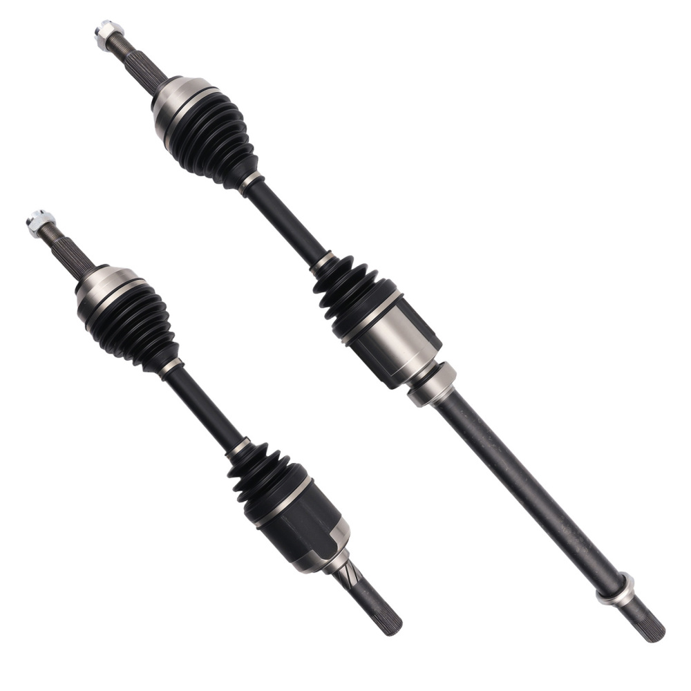 Front Rear LeftRight FullSet CV Axle compatible for Nissan Rogue Select L4 2.5L AWD