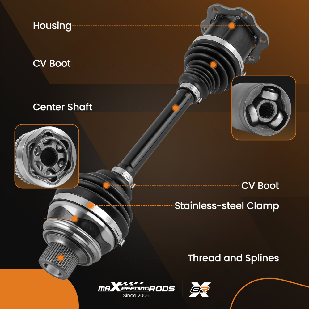 Drive Shaft NEAR/SIDE + OFF/SIDE compatible for Audi A6 A7 A8 S6 S7 S8 Q5