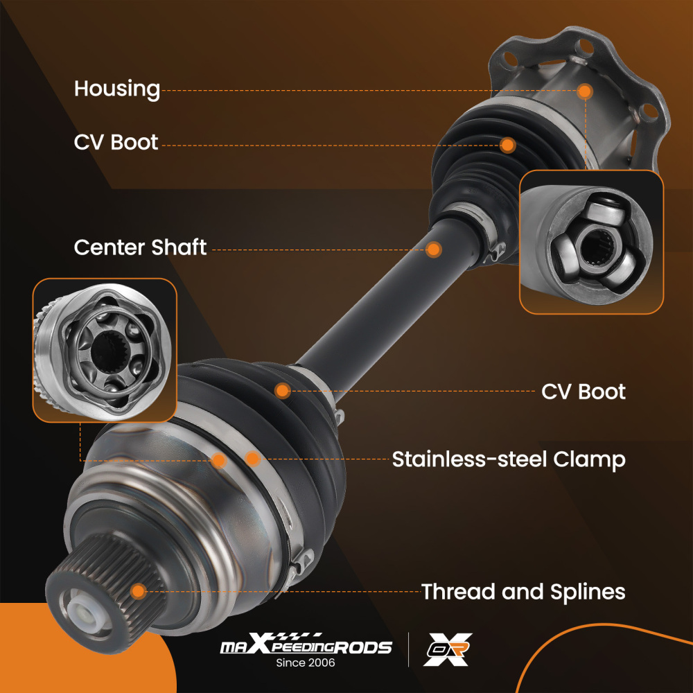 Albero di trasmissione Anteriore Sinistra Destra compatibile per Audi A6 A7 A8 Q5 4G0407271