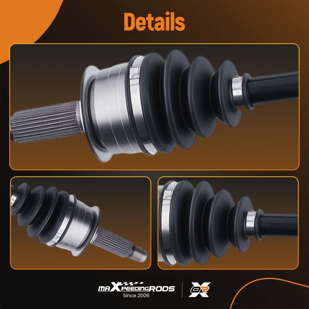 Pair Front CV Axle Shaft Set compatible for Subaru Legacy AWD 2015-2019