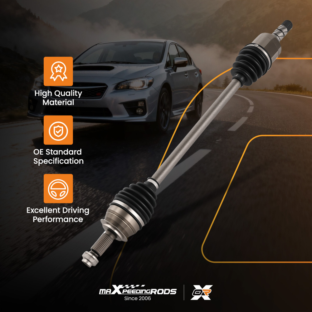 Front LH/RH CV Axle Shaft compatible for Subaru Forester 2014-2018