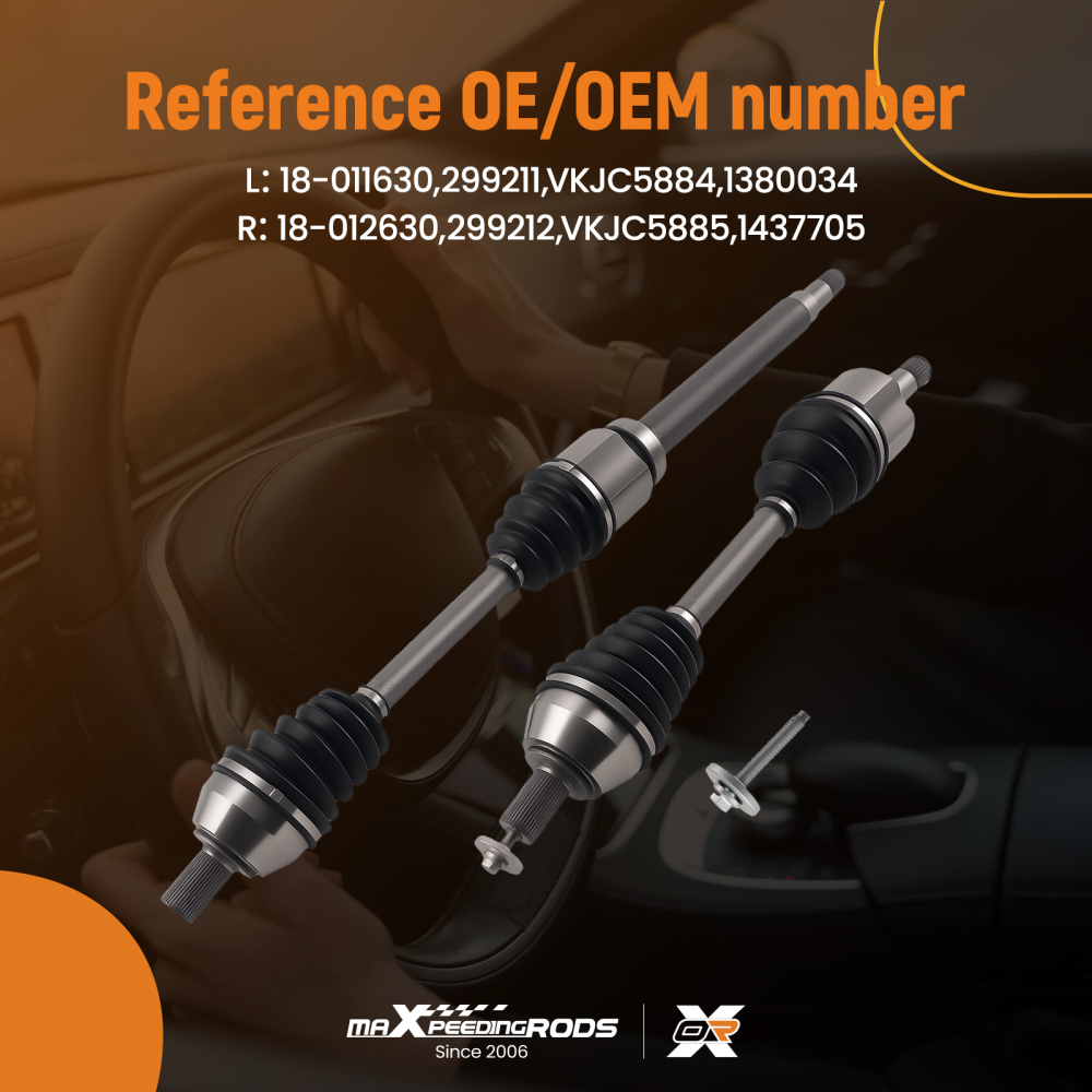 Albero CV compatibile per Ford Mondeo IV/Galaxy 1.6-2.2L 2007-2015 6G913B437BF