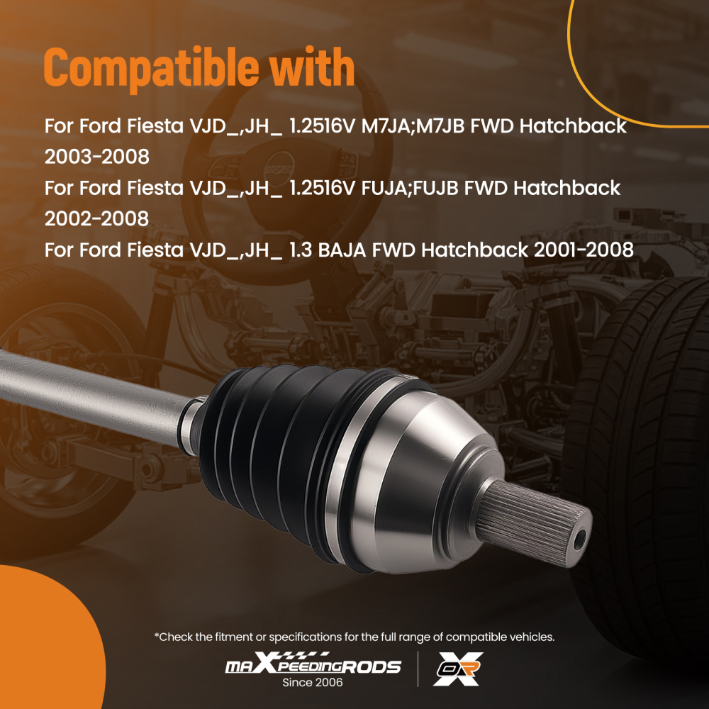 Albero CV compatibile per Ford Mondeo IV/Galaxy 1.6-2.2L 2007-2015 6G913B437BF