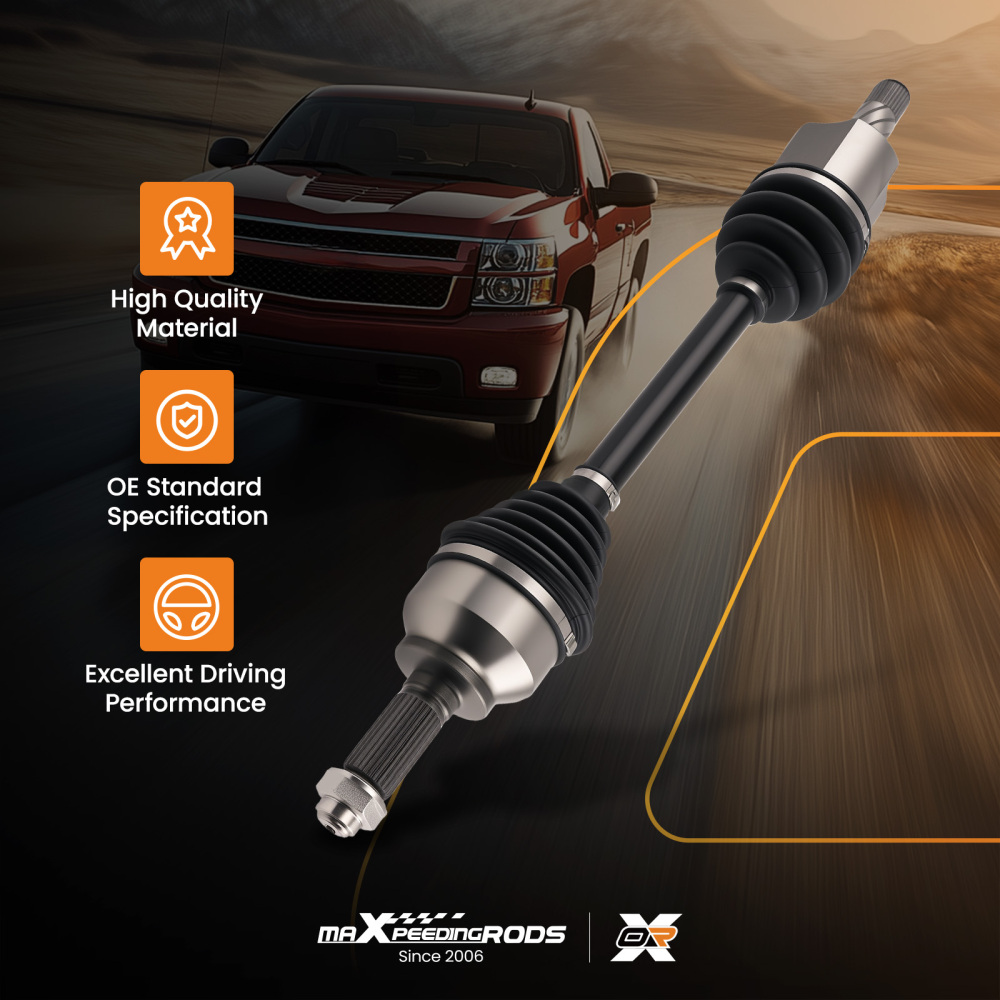 Complete Front Driver Side CV Axle Shaft Assembly compatible for Mazda 3 5 Automatic Trans.