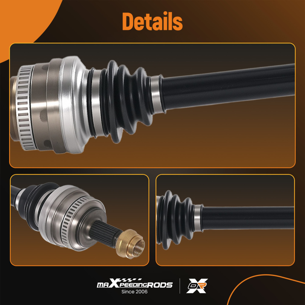 Rear Right Side CV Axle Shaft Assembly compatible for BMW E46 E85 323Ci 323i 323is 325Ci Z4