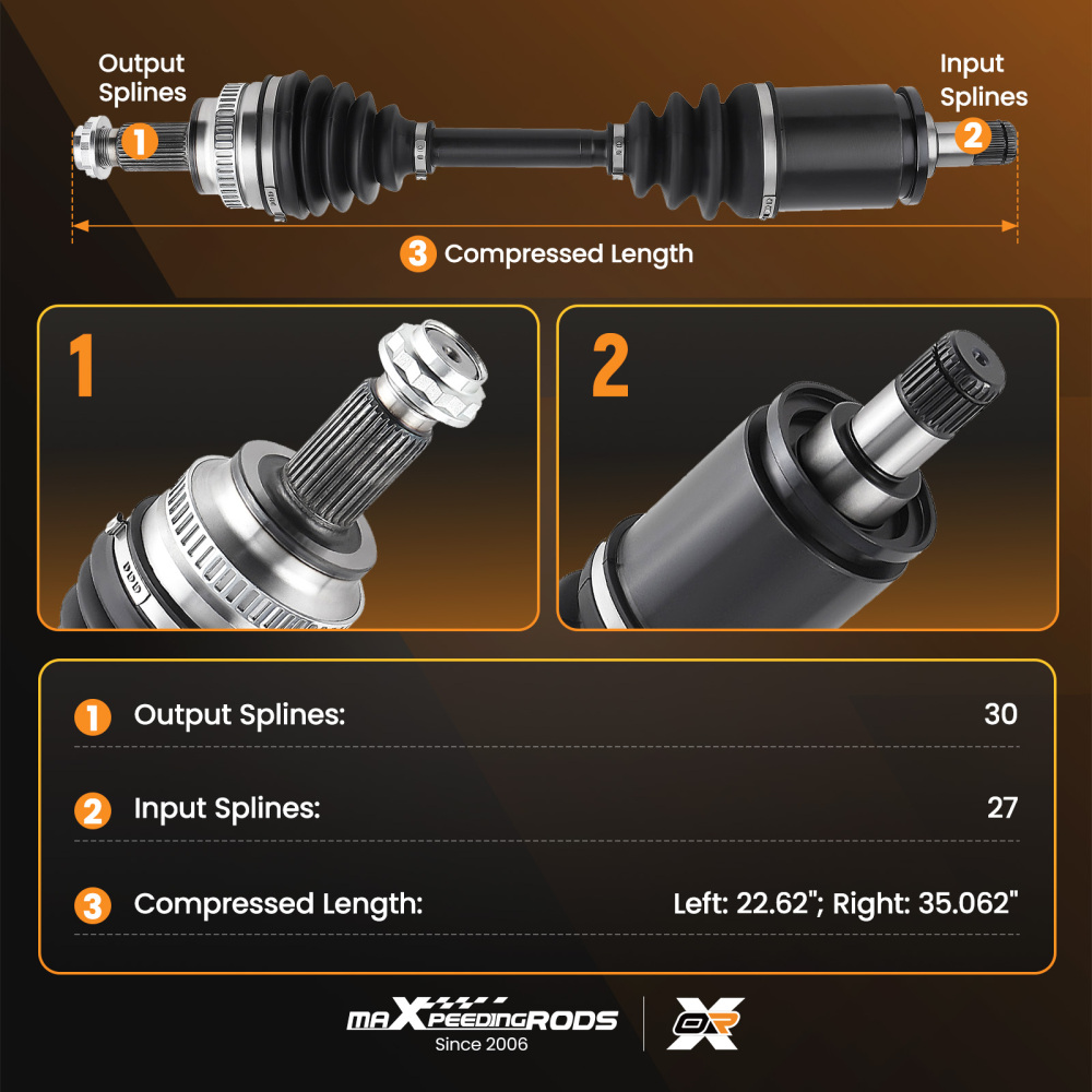 2xAlbero Motore Anteriore compatibile per BMW 3 E90 E91 E92 2005-2013