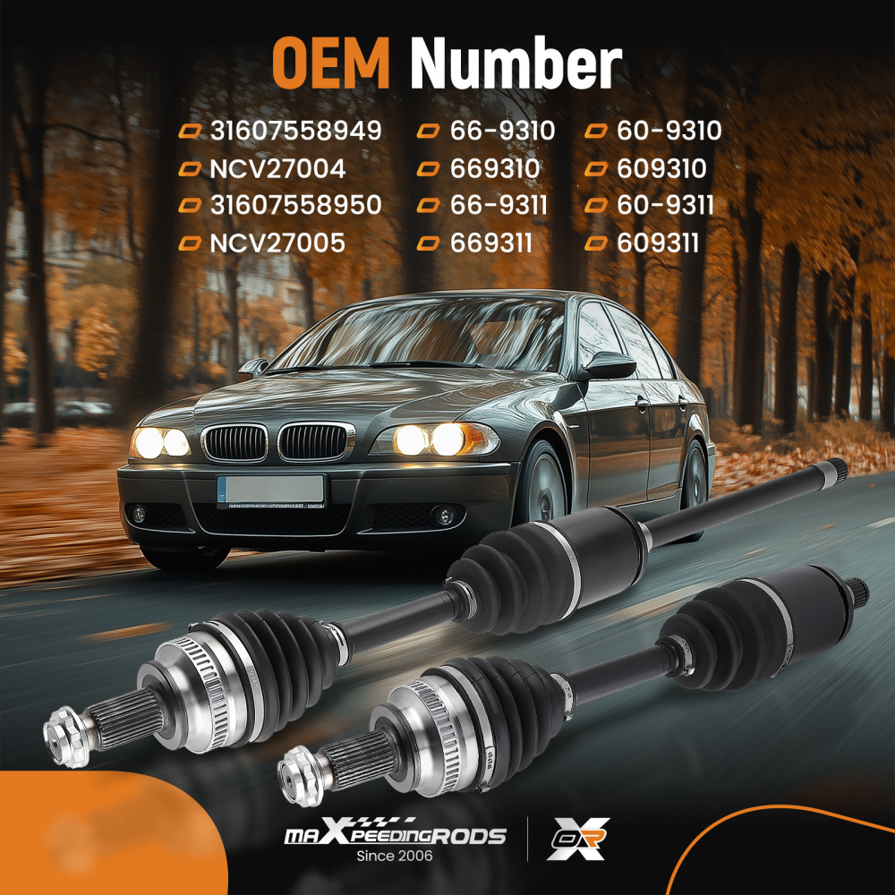 2xAlbero Motore Anteriore compatibile per BMW 3 E90 E91 E92 2005-2013