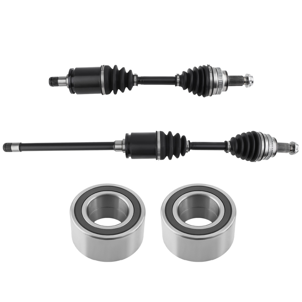 Front CV Axle And Bearing Kit compatible for BMW 328i 335i xDrive 330xi AWD 2007-13