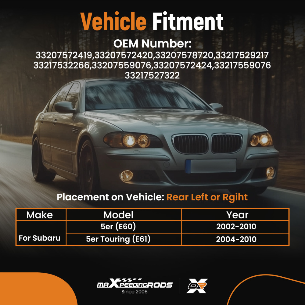 Albero Motore Albero Giunto rear Transmission shaft compatibile per BMW E60 E61 33207572419