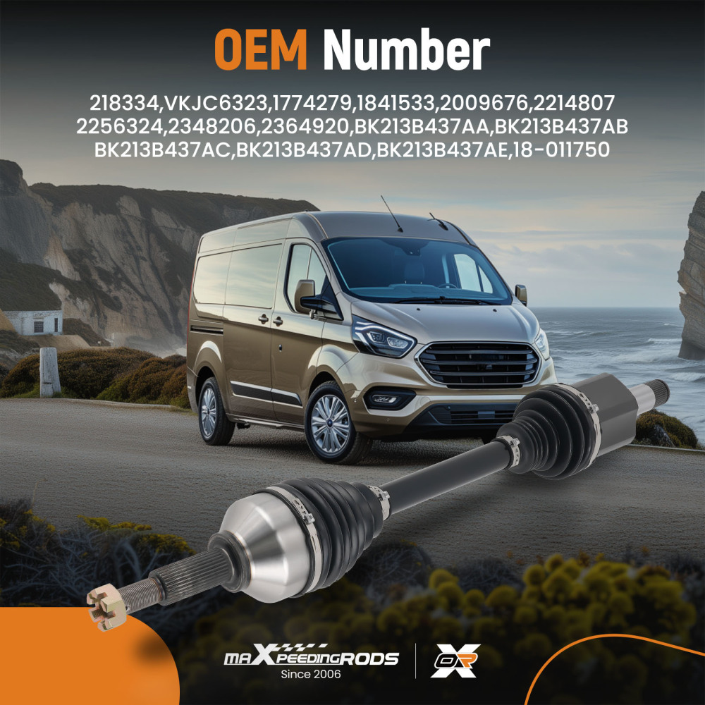 Front Drive Axle Left compatibile per Ford Transit V363 Platform 2.0 EcoBlue 2016-2022