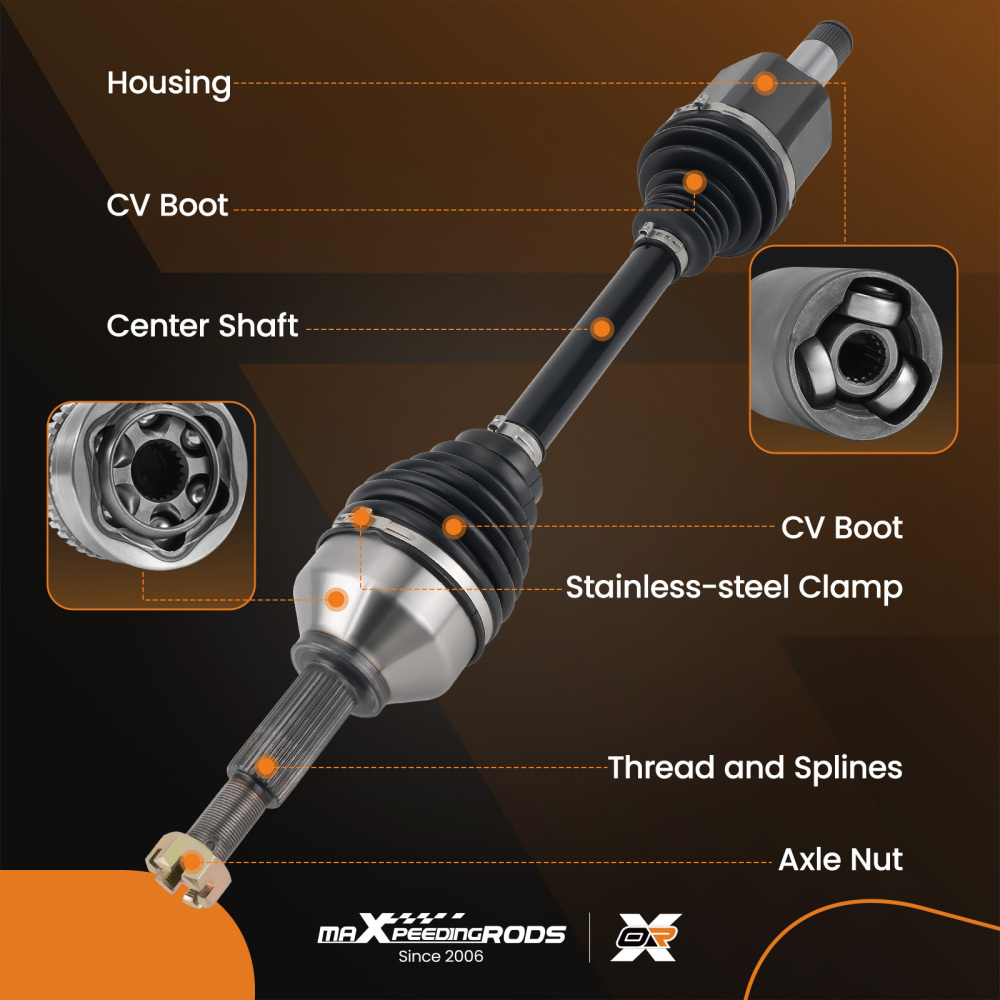 Front Drive Axle Left compatibile per Ford Transit V363 Platform 2.0 EcoBlue 2016-2022