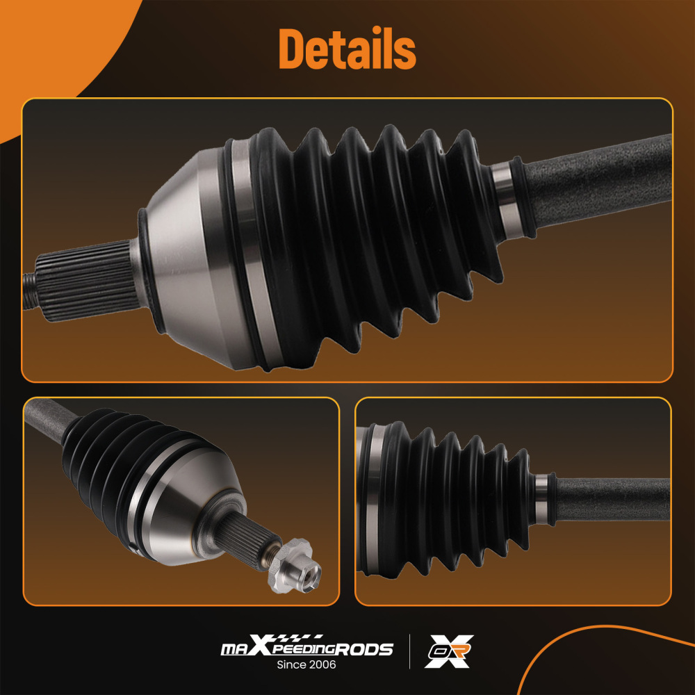 Drive Shaft Front Nearside compatible for Audi A1 1.2 TFSI 1.4 TFSI 2010-2018 - Manual