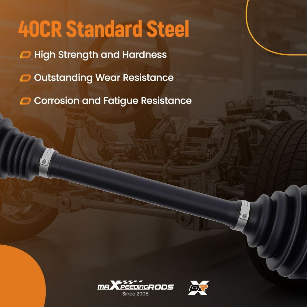 Driveshaft Front Right Offside compatible for Audi Q3 compatible for Vw Tiguan 2.0 Tdi 5n0407764l