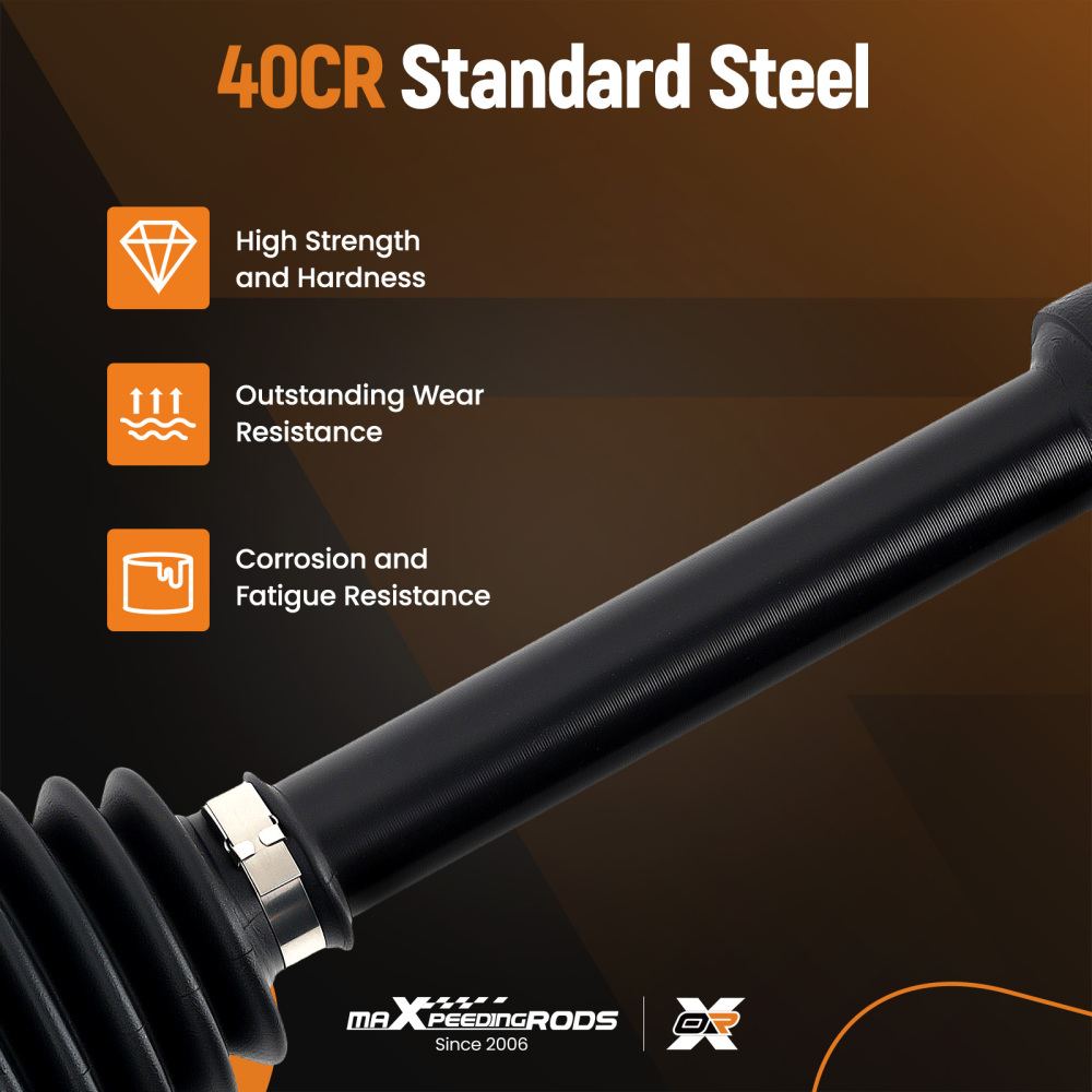 Pair Front Left Right CV Axle Drive Shaft compatible for Polaris Sportsman 335 400 400L 500