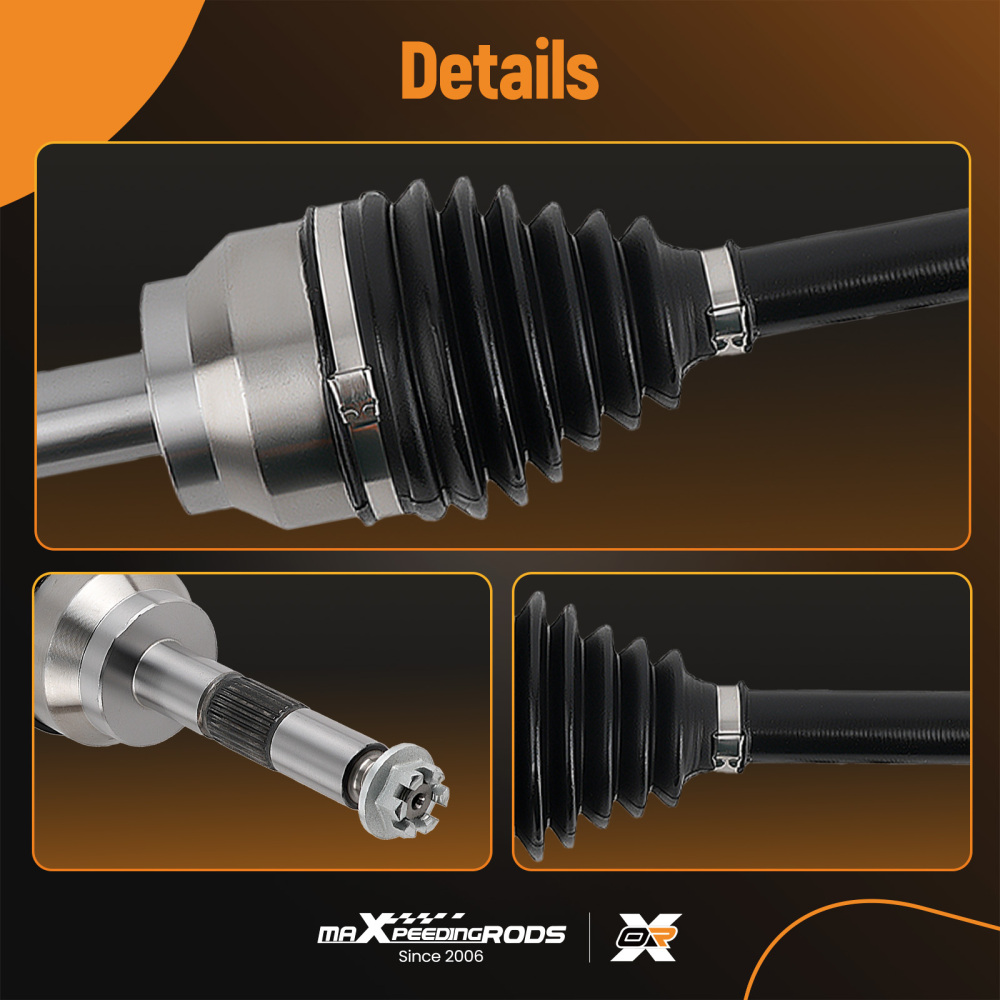 Front Left/Right compatible for Polaris Sportsman 500 4X4 1996-2002 CV Axle Drive Shaft