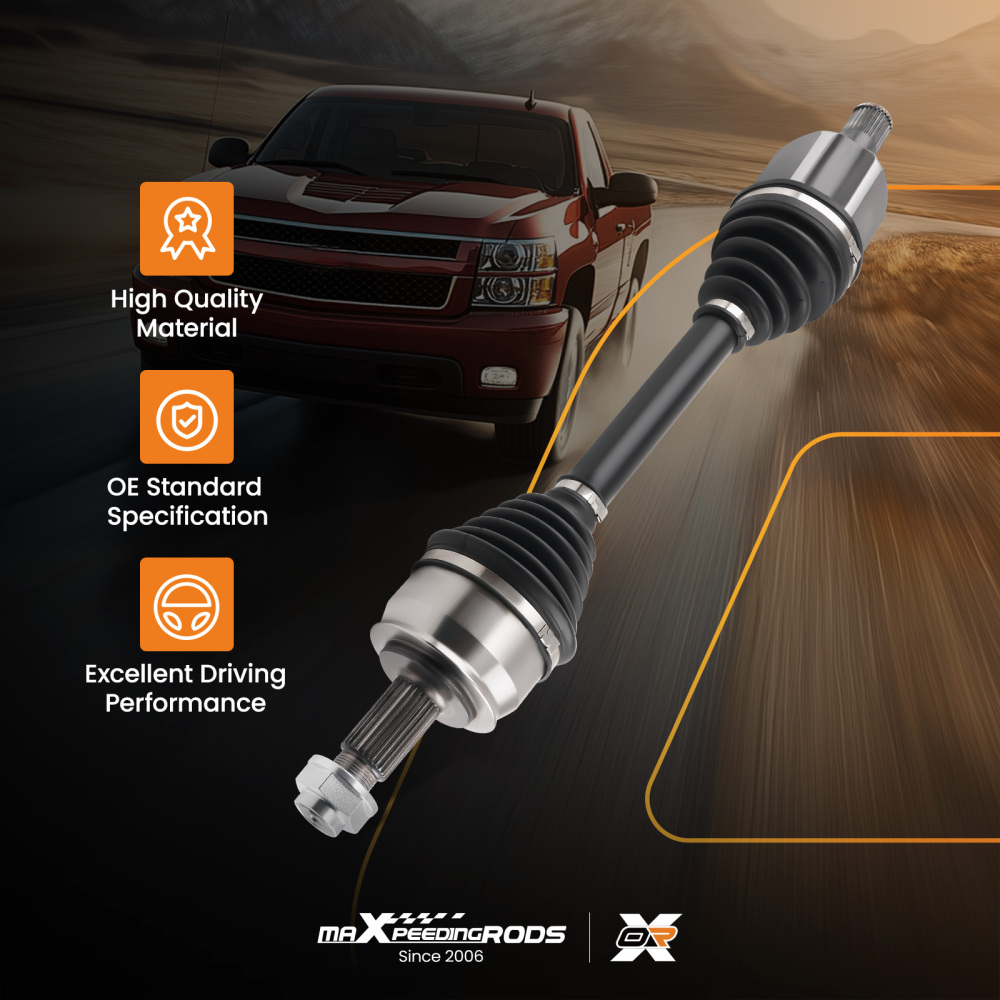 CV Axle Assembly Front compatible for Jeep Compass 2.4L with 3.73 Axle Ratio AWD 2018-2021
