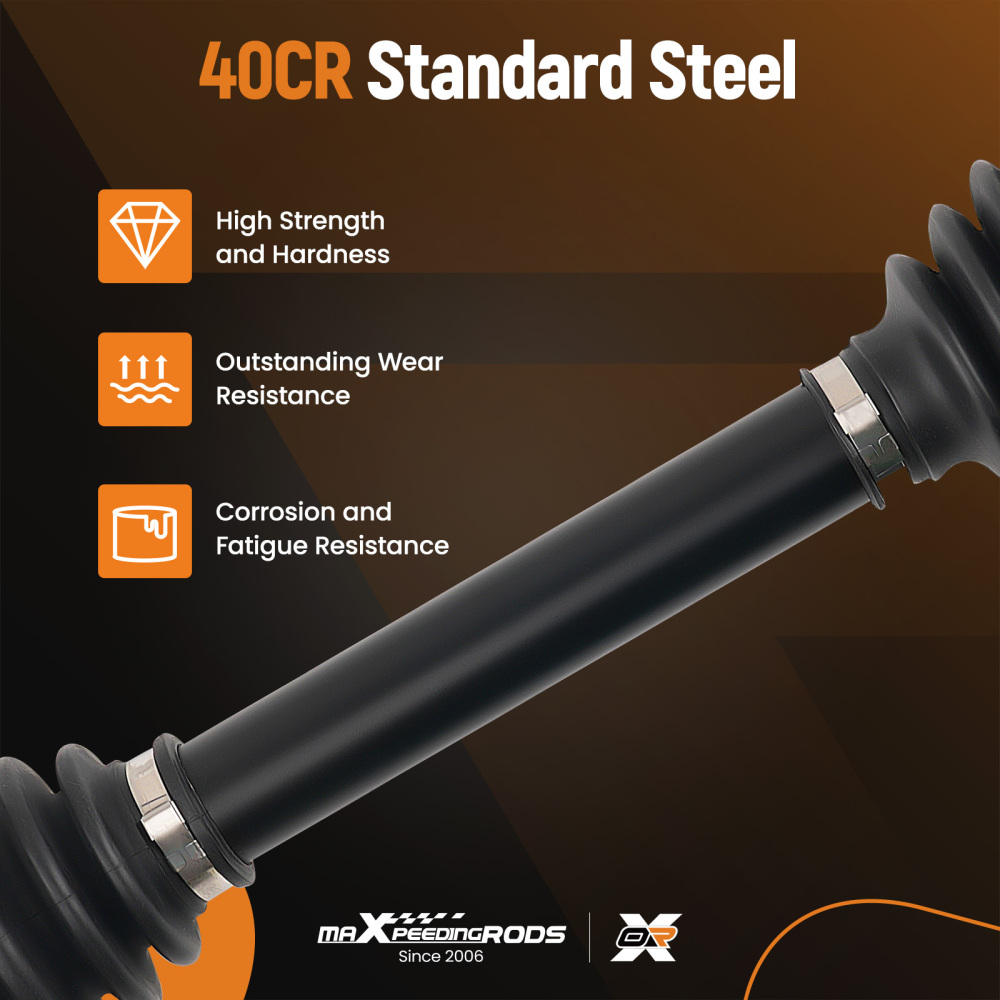 CV Axle Assembly Front compatible for Jeep Compass 2.4L with 3.73 Axle Ratio AWD 2018-2021