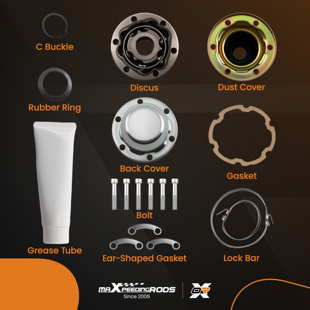 Front Prop-shaft CV Joint compatible for Jeep Grand Cherokee 98-07 Transfer compatible for case Side