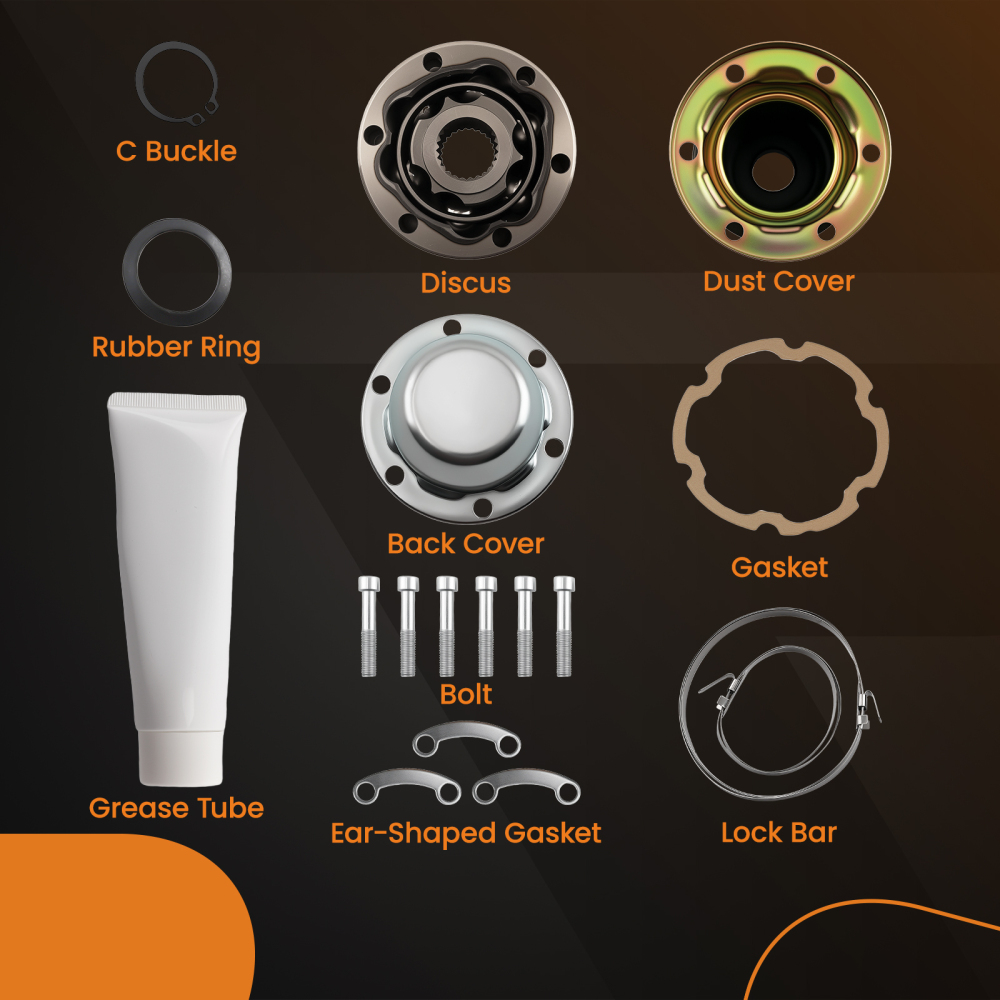 Front Prop-shaft CV Joint compatible for Jeep Grand Cherokee 98-07 Transfer compatible for case Side